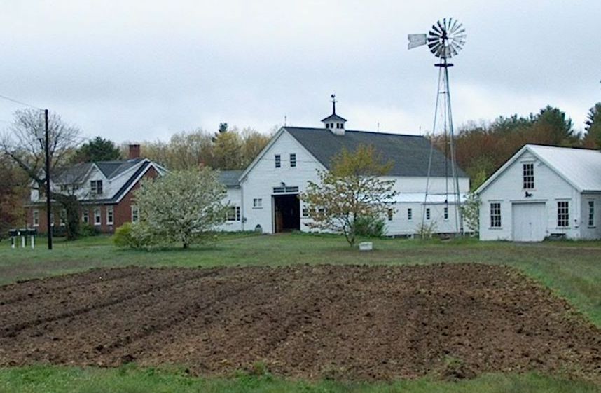 The Farmhouse in Early Spring